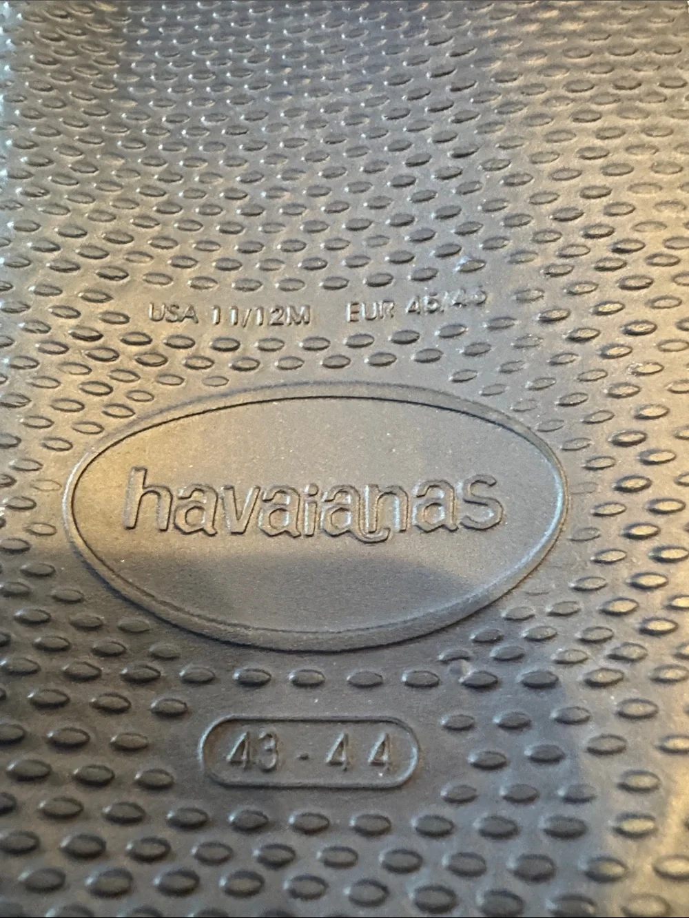 Havaianas Navy Blue Slide Sandals with Yellow Logo
